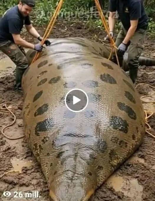 What they uncovered was beyond their wildest imagination—a woman encased within the belly of the beast, as if swallowed whole by something out of a nightmare.