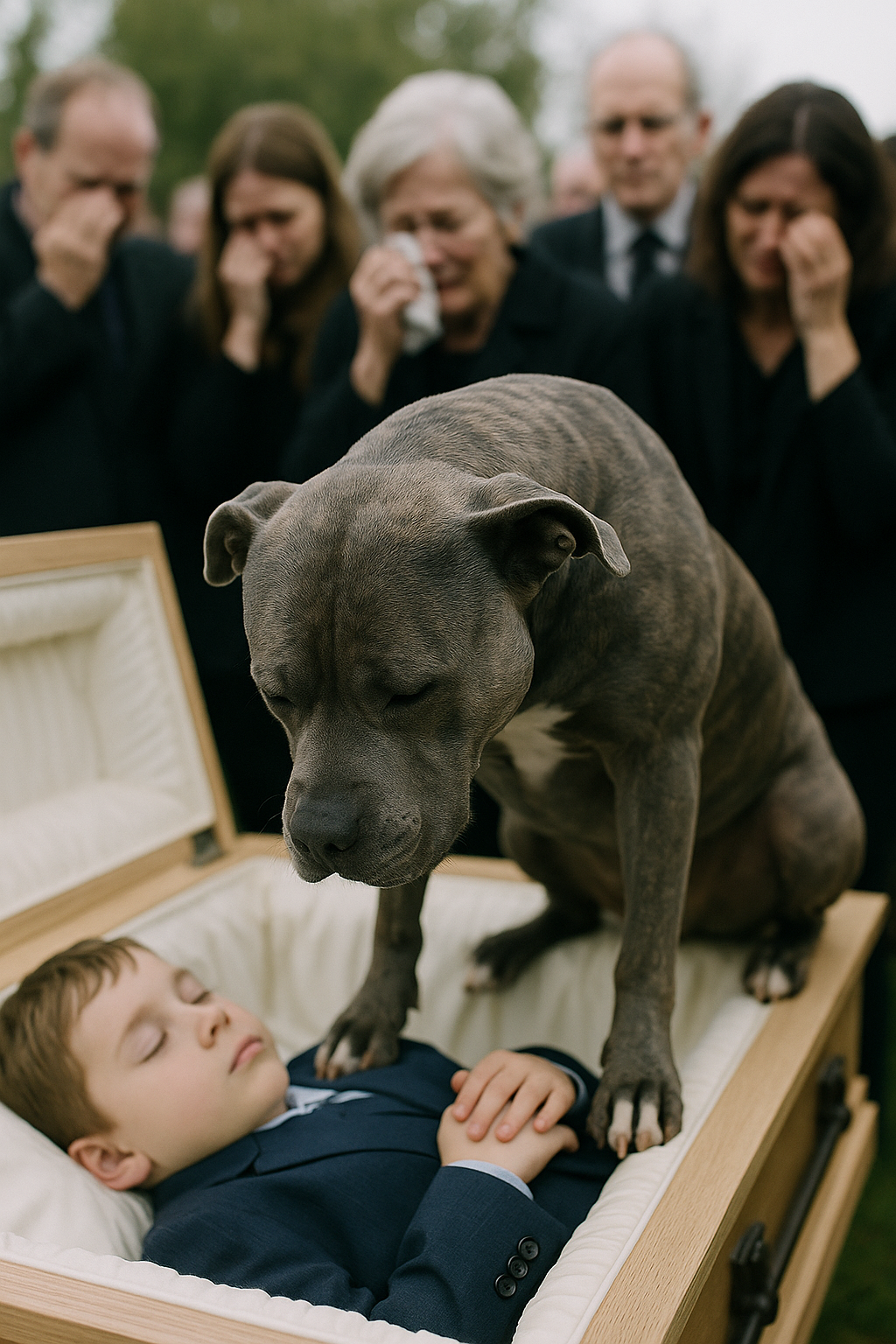 “He Waited For His Boy to Wake Up… But He Never Did” — Heartbreaking Scene at Child’s Funeral Leaves World in Tears
