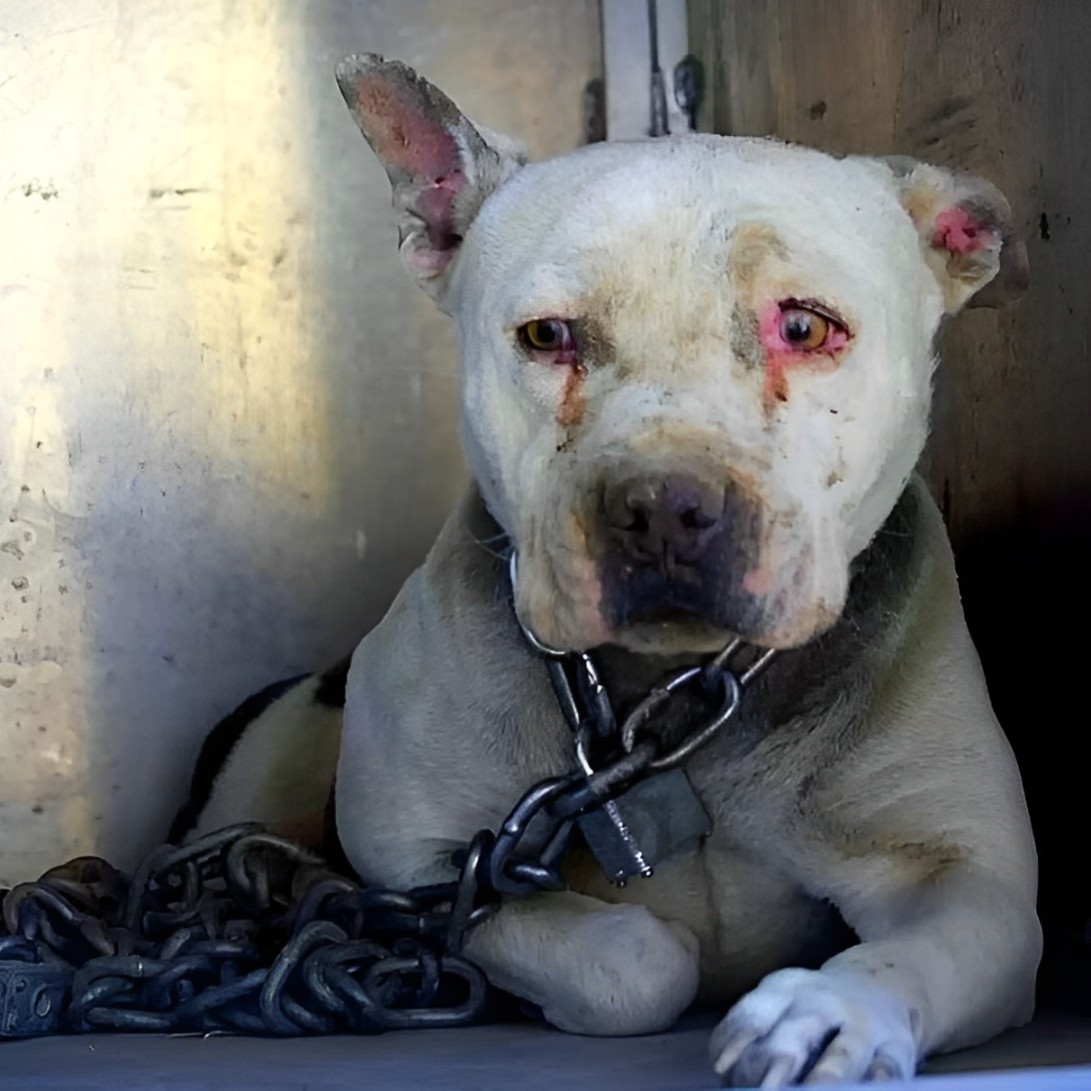 A Dog Who Spent Her Entire Life Chained Up on an Abandoned Farm Can Finally Experience the Joy of Being a Puppy