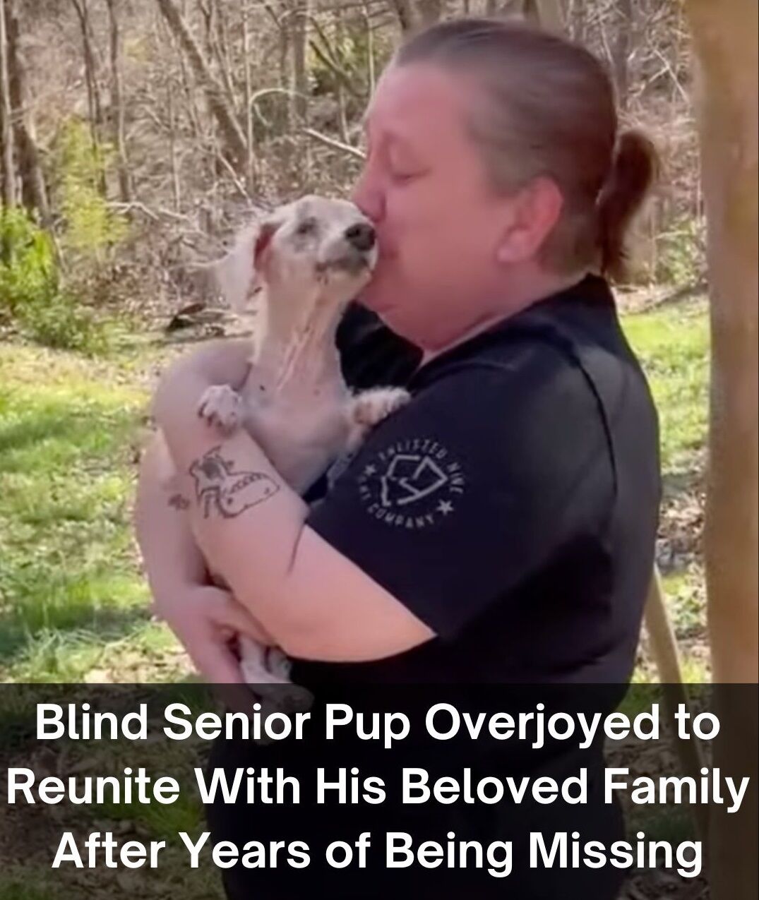 Blind Senior Pup Overjoyed to Reunite With His Beloved Family After Years of Being Missing