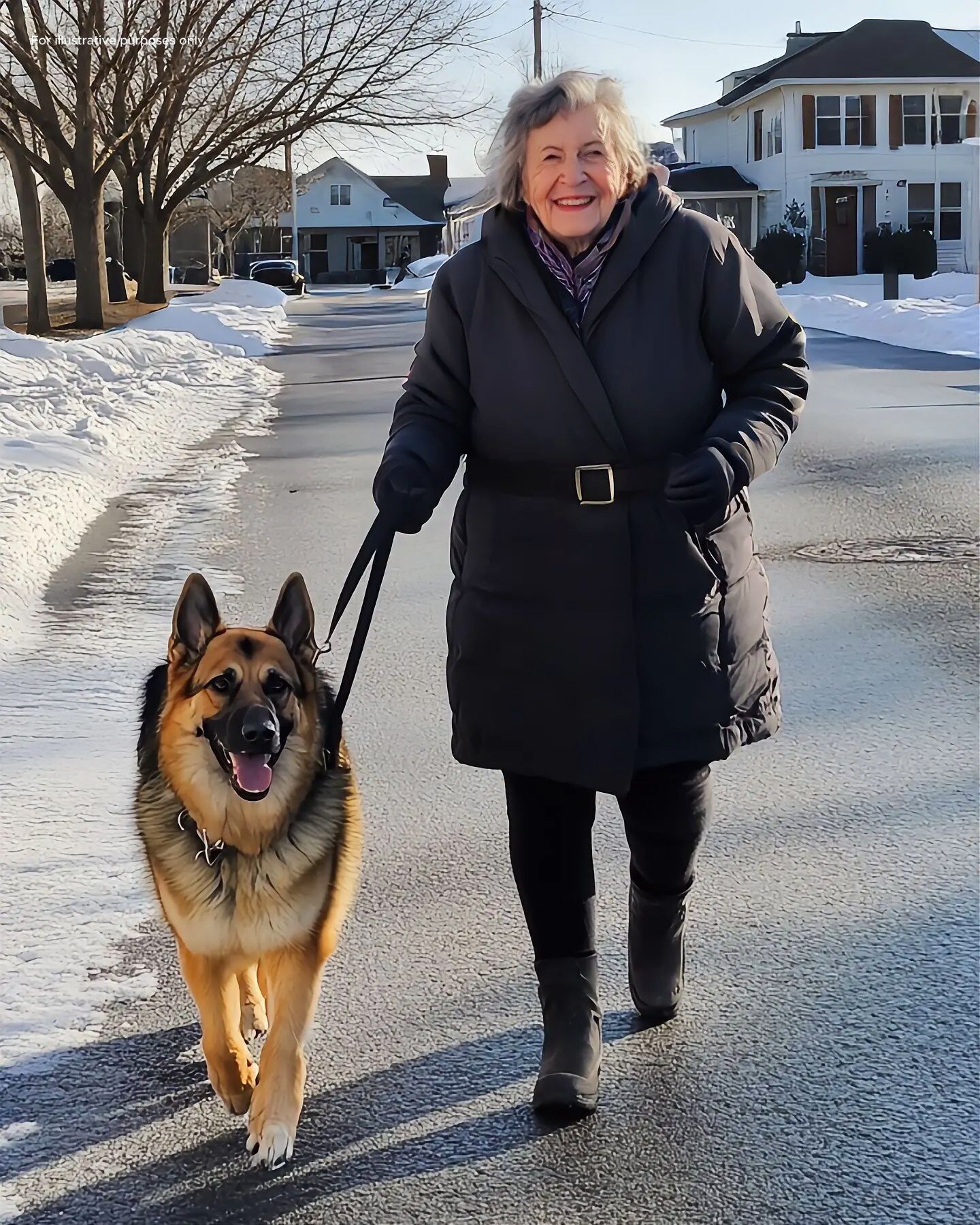 I’m 74 and adopted a German shepherd whose owners wanted to get rid of it