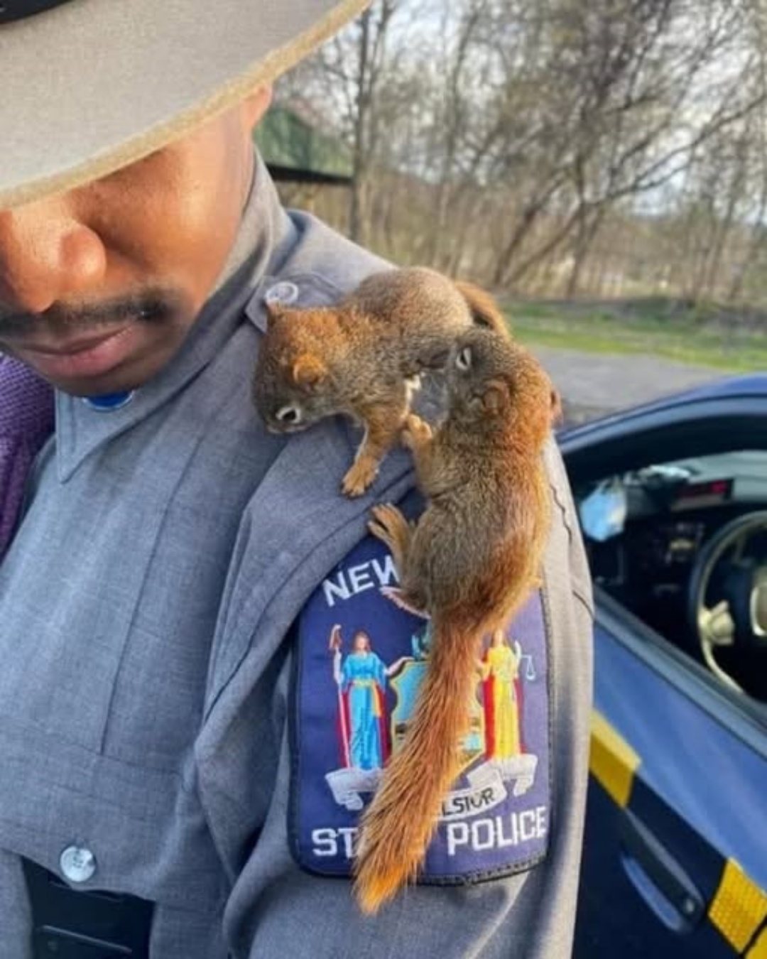 Seconds From Death, Saved by a Trooper.