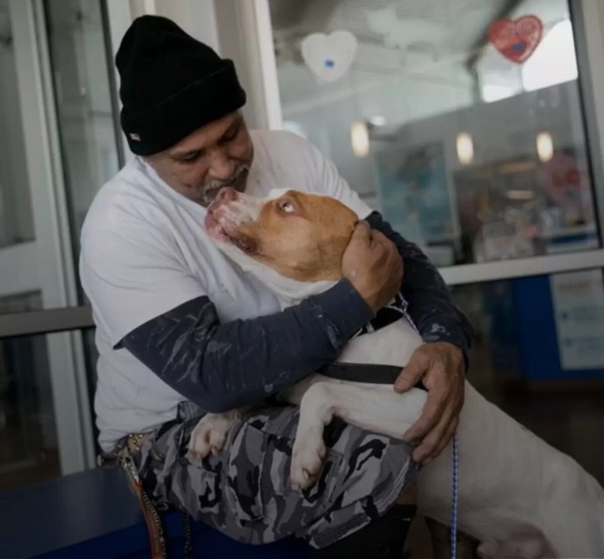 Dog Hugs Dad Who Came Back To The Shelter To Save Him