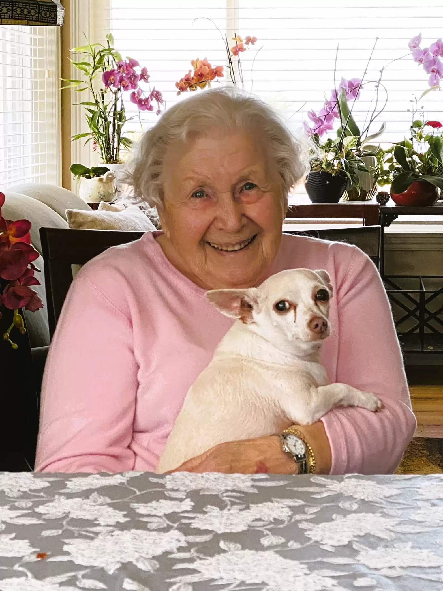 No One Wanted This Senior Dog — Then 100-Year-Old Woman Applied To Adopt Him