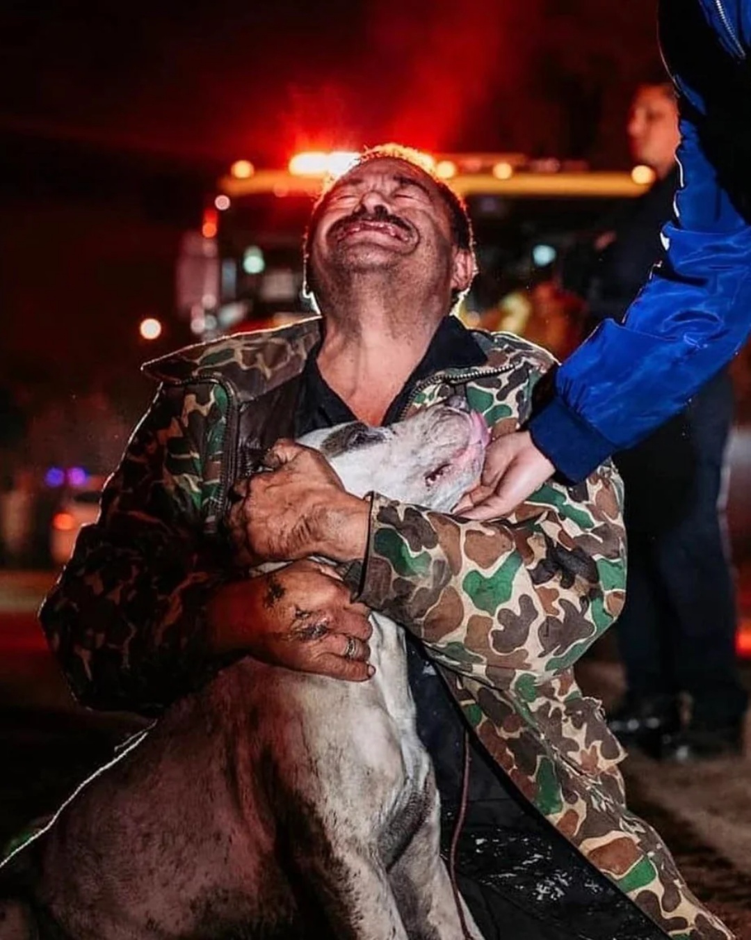 Through Smoke and Silence: Mario’s Fight to Save His Dog.